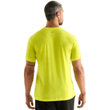 Neon Yellow Men's NOBULL Tee Back Angle.