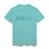 Aqua Heather Men's NOBULL Tee Silhouette Angle.