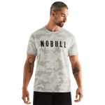 Light Grey Camo Men's Tee Front Angle.