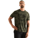 Dark Army Camo Men's Tee Front Angle.