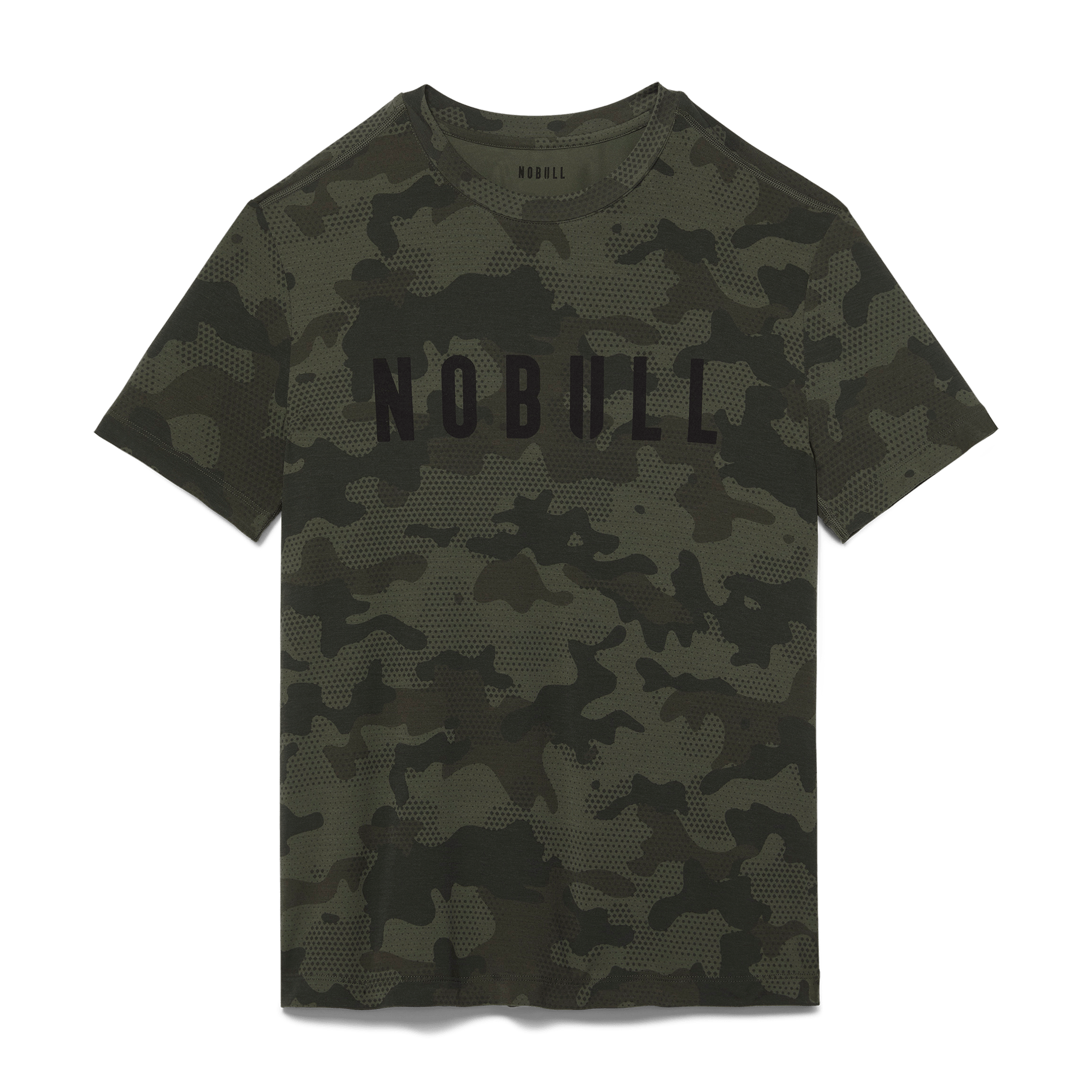 Dark Army Camo Men's Tee Silhouette Angle.