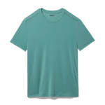 Oil Blue Men's Unbranded Tee Silhouette Angle.