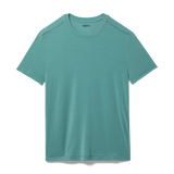 Oil Blue Men's Unbranded Tee Silhouette Angle.