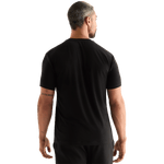 Men's Black Be U Tee Back Angle.