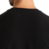 Men's Black Be U Tee Back Detail Angle.