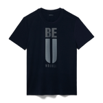 Night Navy Men's Be U Tee Silhouette Angle.