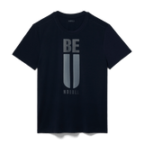 Night Navy Men's Be U Tee Silhouette Angle.
