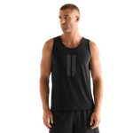 Black Men's U Tank Front Angle.