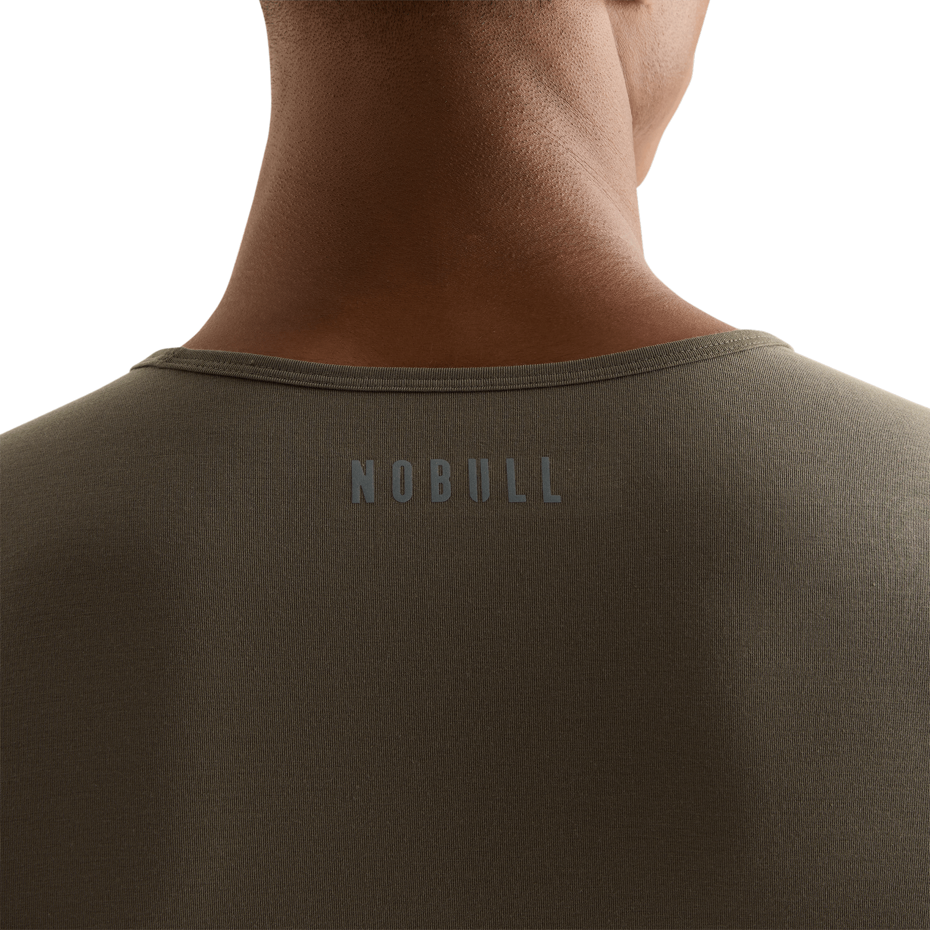 Dark Fallen Rock Men's U Tank NOBULL Logo Angle.