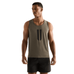 Dark Fallen Rock Men's U Tank Front Angle.