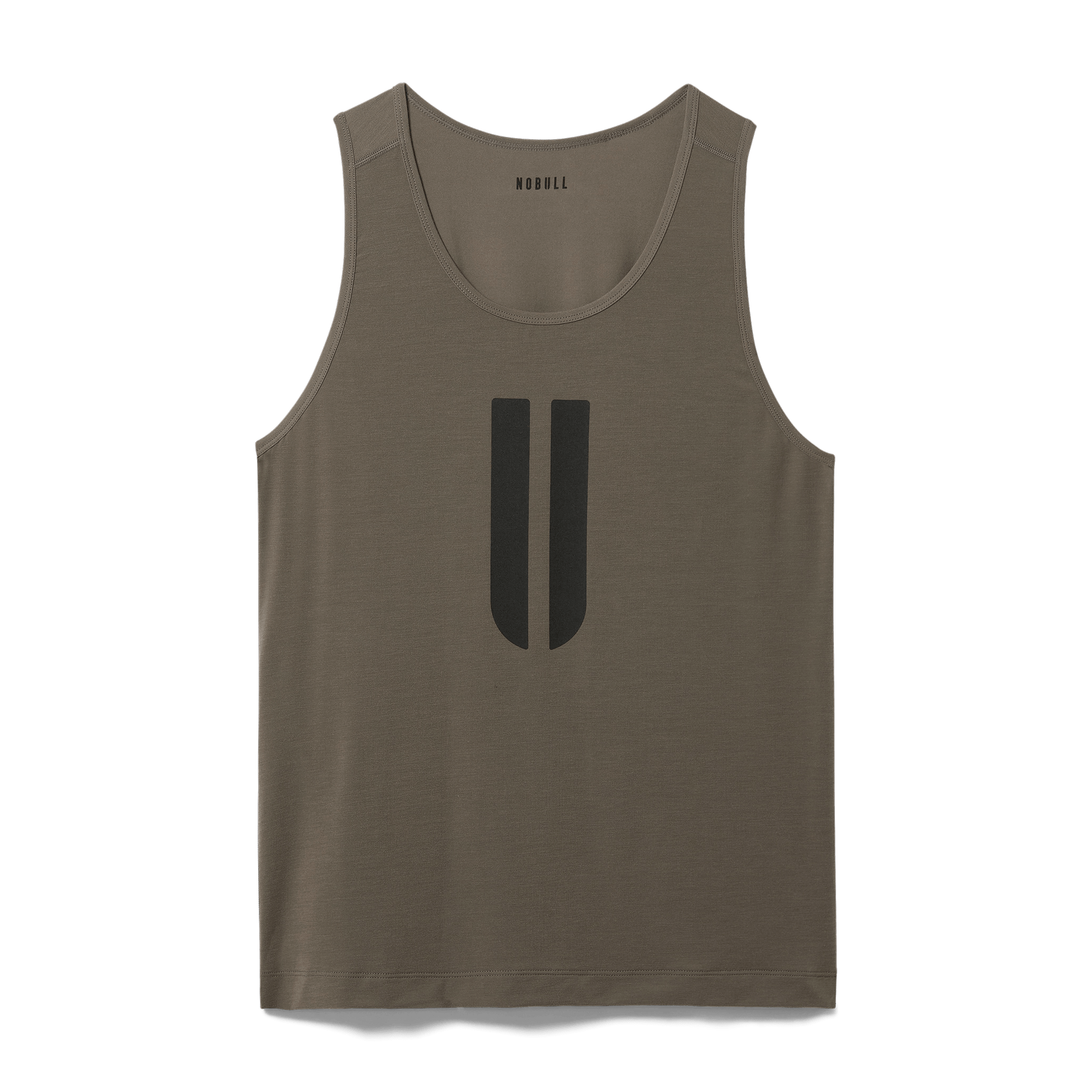 Dark Fallen Rock Men's U Tank Silhouette Angle.