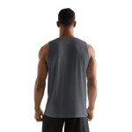 Charcoal Heather Men's NOBULL Tank Back Angle.