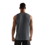 Charcoal Heather Men's NOBULL Tank Back Angle.