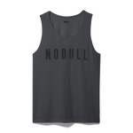 Charcoal Heather Men's NOBULL Tank Silhouette Angle.
