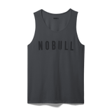 Charcoal Heather Men's NOBULL Tank Silhouette Angle.