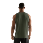 Dark Army Men's NOBULL Tank Back Angle.