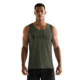 Dark Army Men's NOBULL Tank Front Angle.