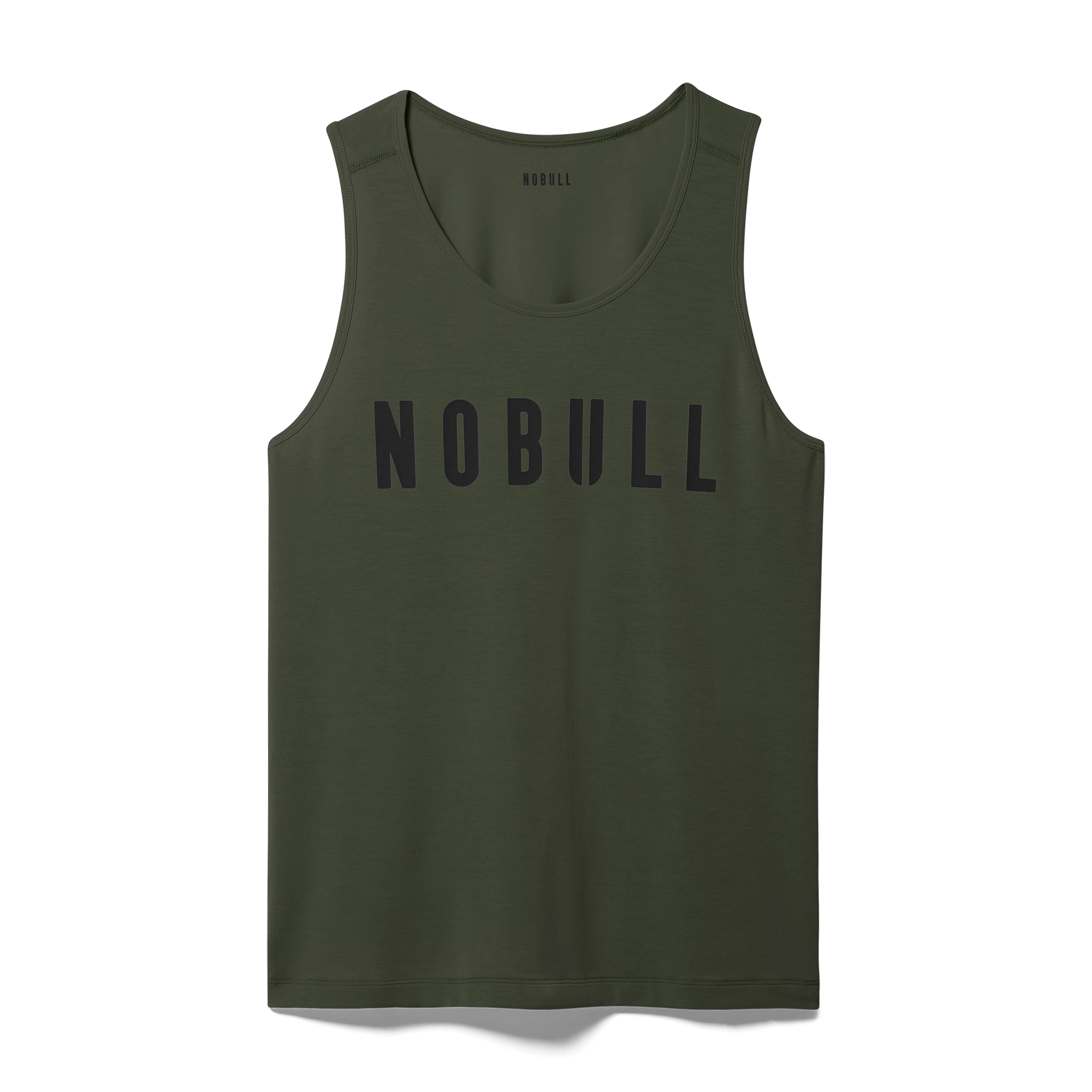 Dark Army Men's NOBULL Tank Silhouette Angle.
