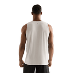 Oatmeal Men's NOBULL Tank Back Angle.