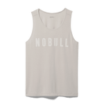 Oatmeal Men's NOBULL Tank Silhouette Angle.