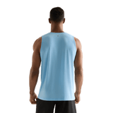 Alaskan Blue Men's NOBULL Tank Back Angle.
