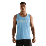 Alaskan Blue Men's NOBULL Tank Front Angle.