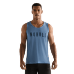Copen Blue Men's NOBULL Tank Front Angle.