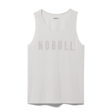 Cream Men's NOBULL Tank Silhouette Angle.
