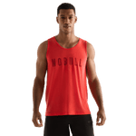 Crimson Men's NOBULL Tank Front Angle.
