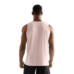 Dusty Rose Men's NOBULL Tank Back Angle.