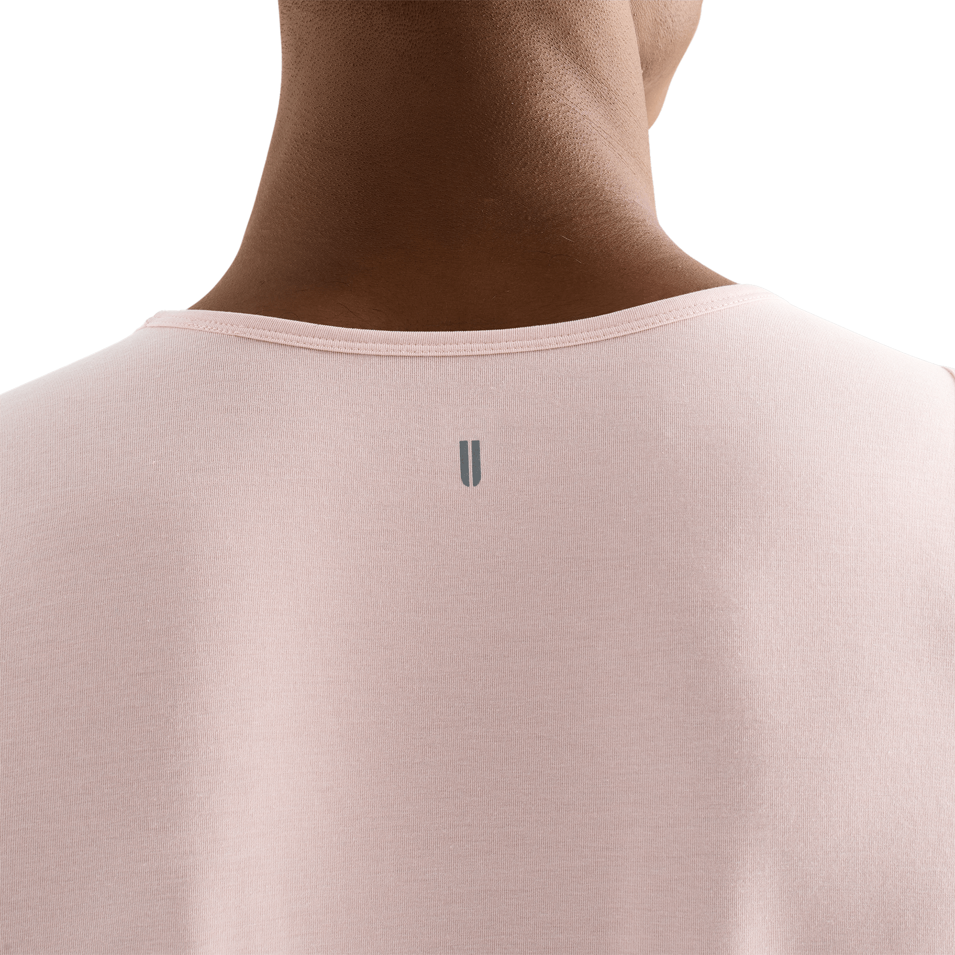 Dusty Rose Men's NOBULL Tank U Logo Angle.