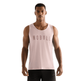 Dusty Rose Men's NOBULL Tank Front Angle.