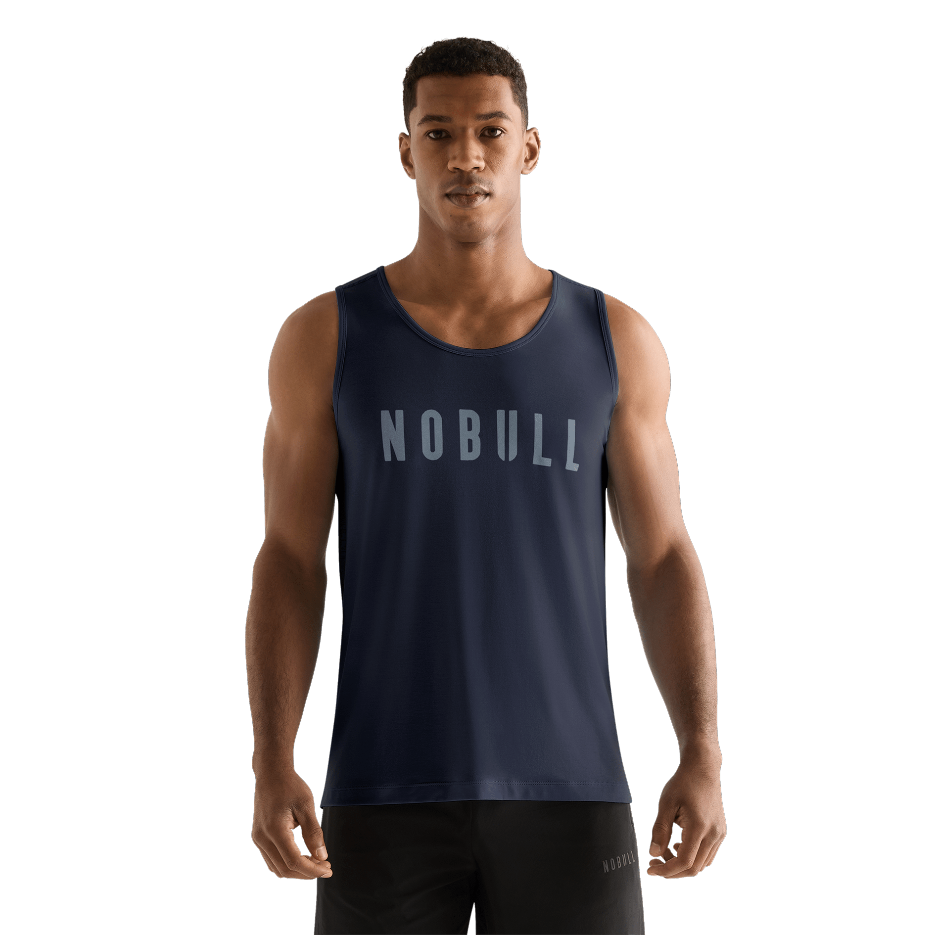 Night Navy Men's NOBULL Tank Front Angle.