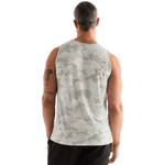Light Grey Camo Men's NOBULL Tank Back Angle.