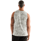 Light Grey Camo Men's NOBULL Tank Back Angle.
