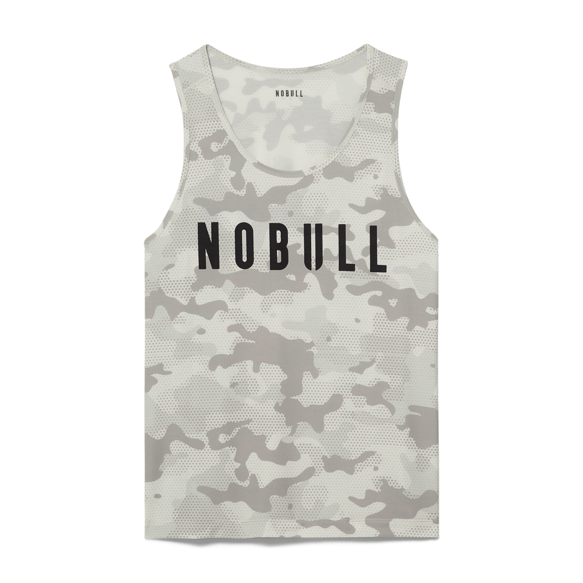 Light Grey Camo Men's NOBULL Tank Silhouette Angle.