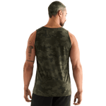 Dark Army Camo Men's NOBULL Tank Back Angle.