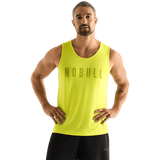 Neon Yellow Men's NOBULL Tank Front Angle.