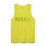 Neon Yellow Men's NOBULL Tank Silhouette Angle.