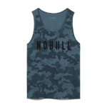 Coastal Blue Camo Men's Tank Silhouette Angle.