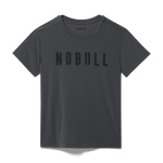 Charcoal Heather Women's NOBULL Tee Silhouette Angle.