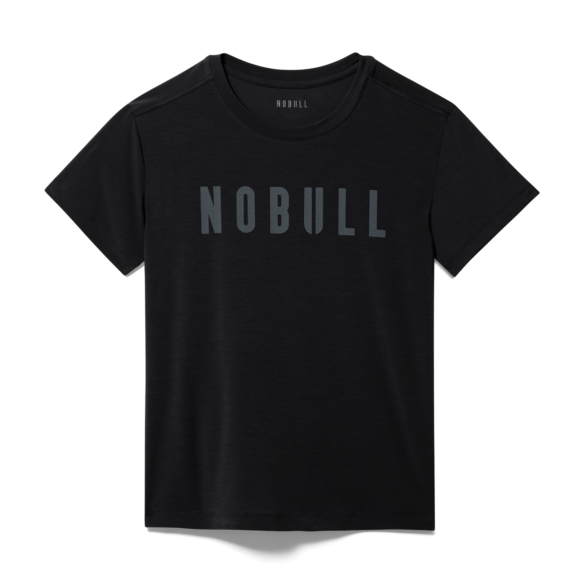 Black Women's NOBULL Tee Silhouette Angle.