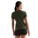 Dark Army Women's NOBULL Tee Back Angle.