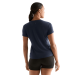 Night Navy Women's NOBULL Tee Back Angle.