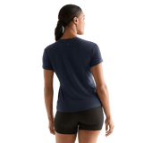 Night Navy Women's NOBULL Tee Back Angle.