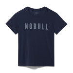Night Navy Women's NOBULL Tee Silhouette Angle.