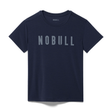 Night Navy Women's NOBULL Tee Silhouette Angle.