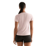 Dusty Rose Women's NOBULL Tee Back Angle.