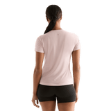 Dusty Rose Women's NOBULL Tee Back Angle.