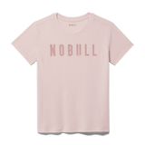 Dusty Rose Women's NOBULL Tee Silhouette Angle.